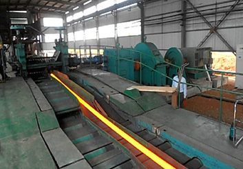 小型線材(cái)軋機(jī)生産線現(xiàn)場